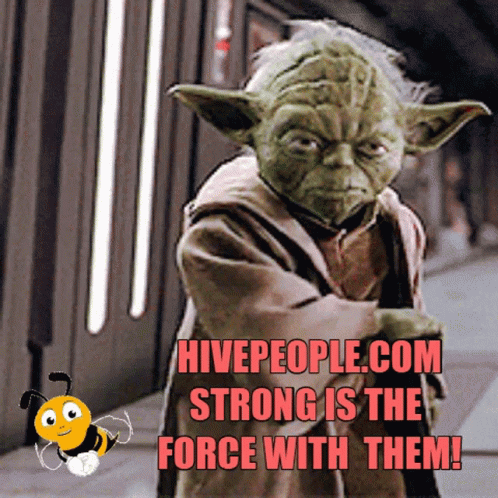 Yoda and Bee with Hivepeople.com