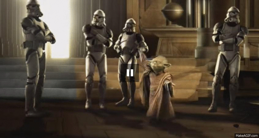 Yoda And The Clone Troopers GIF