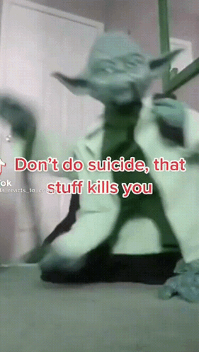 Yoda Do Not Do Suicide GIF