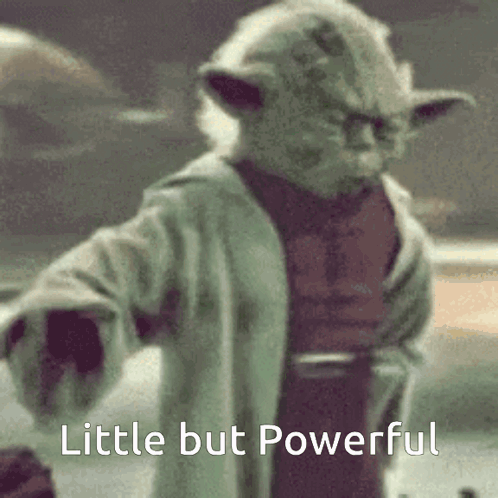Yoda Little But Powerful