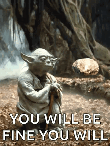 Yoda Saying You Will Be Fine