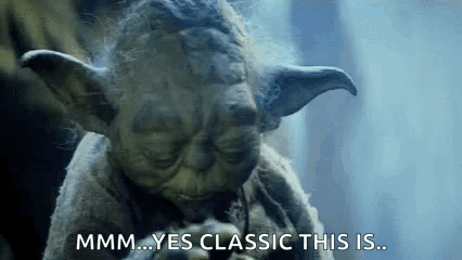 Yoda Smoking Cigarette Saying Hmm Yes