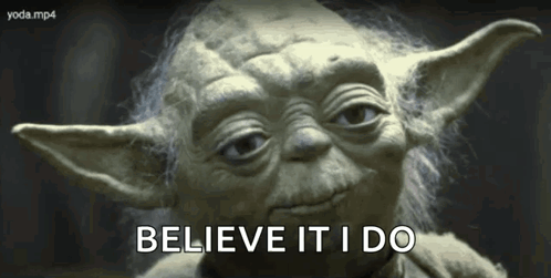 Yoda Statue Believe It I Do