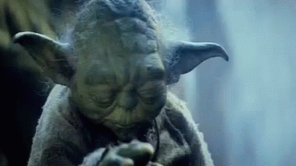 Yoda Statue Smoking Cigar