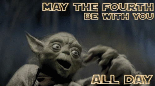 Yoda Wishing May the Fourth