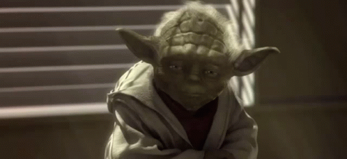 Yoda With Suffering Text