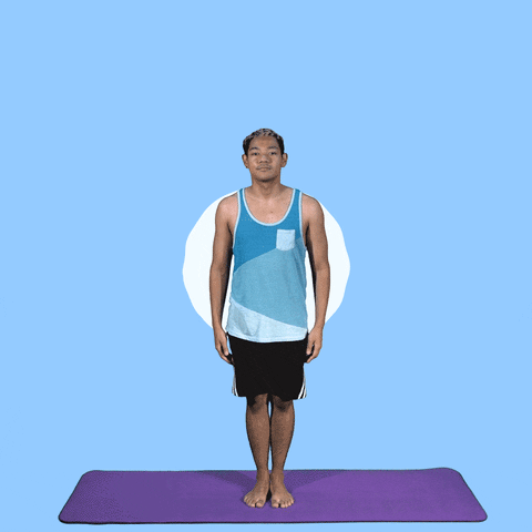 Yoga Meditation Breathing Out GIF