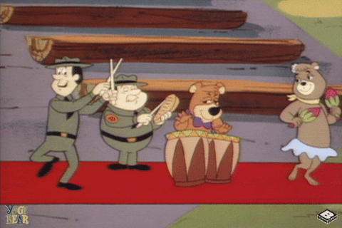 Yogi Bear Dance Music GIF