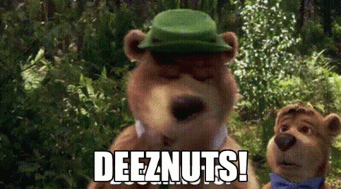 Yogi Bear Deeznuts GIF