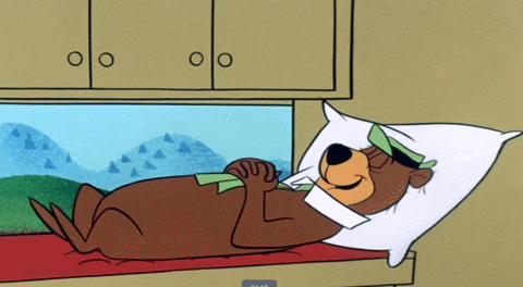 Yogi Bear Snoring GIF