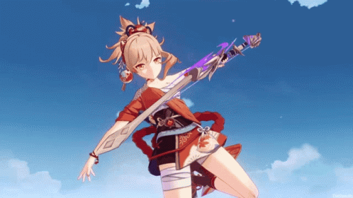 Yoimiya Fireworks Archer Attack GIF