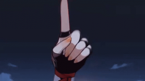 Yoimiya Fireworks Peace Sign GIF