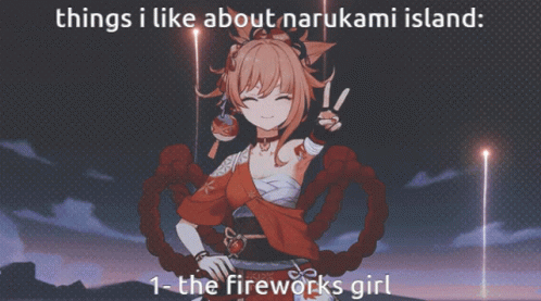 Yoimiya Things I Like About Narukam Island GIF