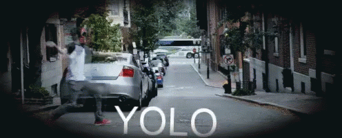 Yolo Man Running Loop GIF