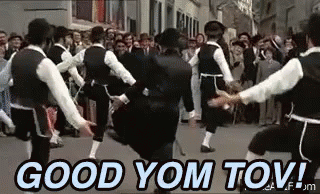 Yom Kippur Dance Holiest Day Judaism Greetings GIF