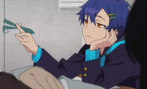 Yomogi Asanaka Playing Pen Pfp GIF