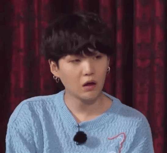 Yoongi Confused Face GIF