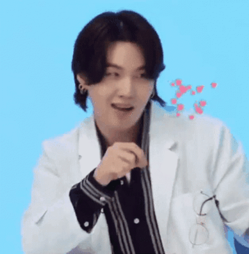 Yoongi Heart Effect GIF