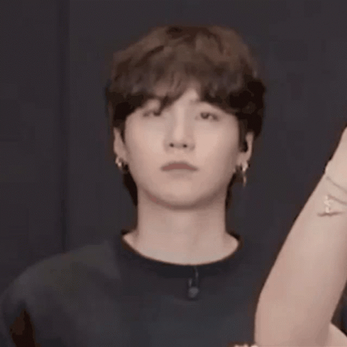 Yoongi Suga Cute Smile GIF