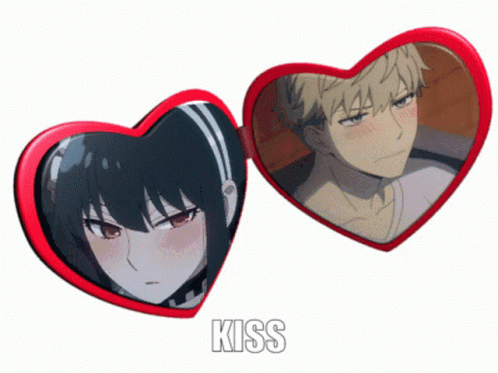 Yor And Loid Forger Heart Locket GIF