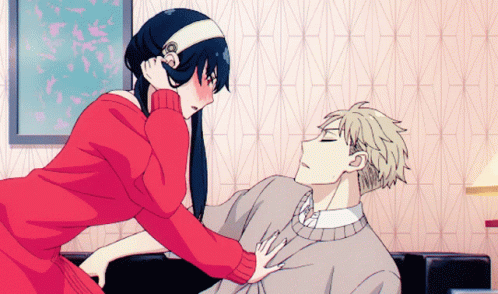 Yor Kissing Loid Forger Spy X Family GIF