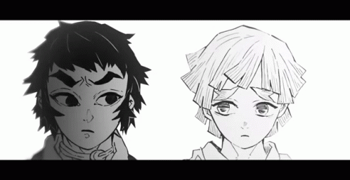 Yoriichi Tsugikuni And Giyu Tomioka GIF