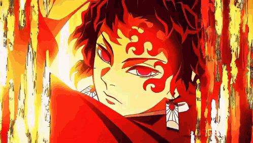 Yoriichi Tsugikuni Unleashing Power GIF