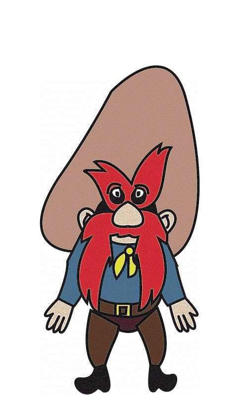 Yosemite Sam Jumping GIF