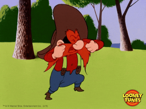 Yosemite Sam Ponder Angry Stomp Feet GIF