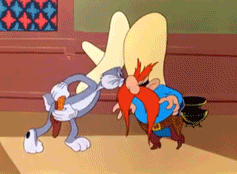 Yosemite Sam Seizing Bugs GIF