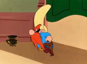 Yosemite Sam Slowly Walking GIF