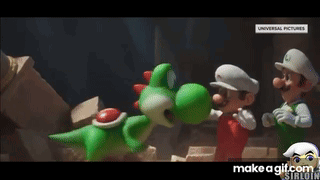 Yoshi Kissing Mario