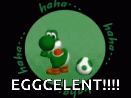 Yoshi Playing Soccer Eggcellent