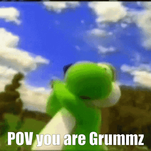 Yoshi with Pov You Are Grummz