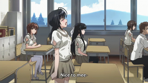 Yosuga No Sora Bang Head On Desk GIF
