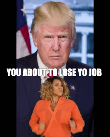 You About To Lose Your Job Trump Meme GIF