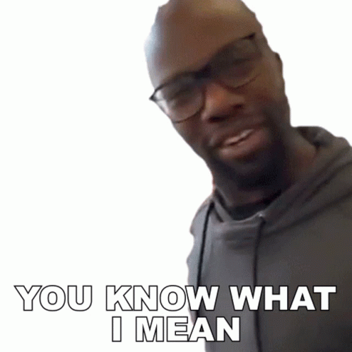 You Already Know What I Mean Rich Benoit GIF