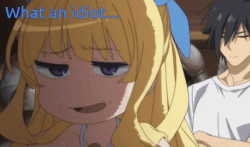 You Are An Idiot Anime Ristarte GIF