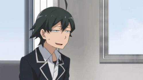 You Are An Idiot Hachiman Hikigaya Anime GIF