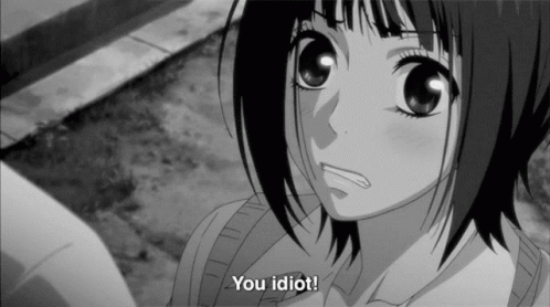 You Are An Idiot Mei Tachibana Anime GIF
