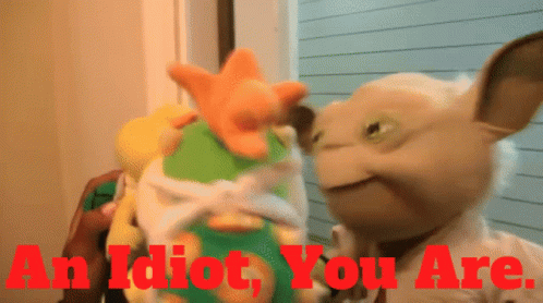 You Are An Idiot Star Wars Baby Yoda GIF