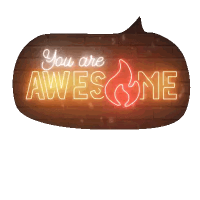 You Are Awesome Neon