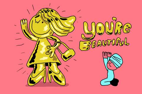 You Are Beautiful Lil Peanuts GIF