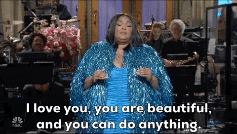You Are Beautiful Lizzo Self- Assurance GIF