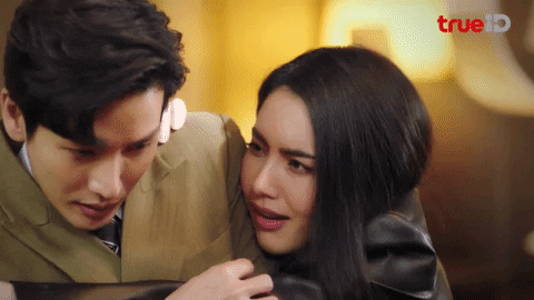 You Are My Heartbeat Funny Hug GIF