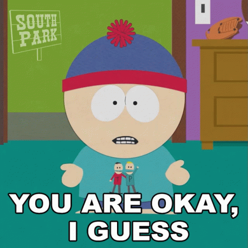 You Are Okay I Guess Stan Marsh GIF