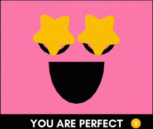 You Are Perfect Star Animation GIF