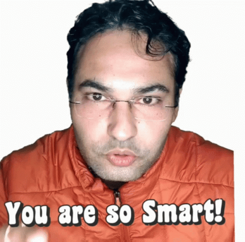 You Are So Smart GIF