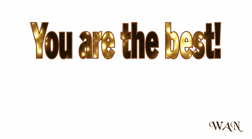 You Are The Best Sign With Pointing Hand