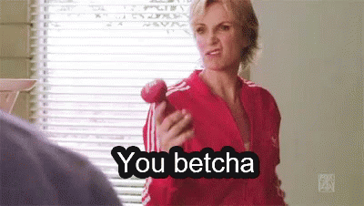 You Betcha Jane Lynch Glee GIF